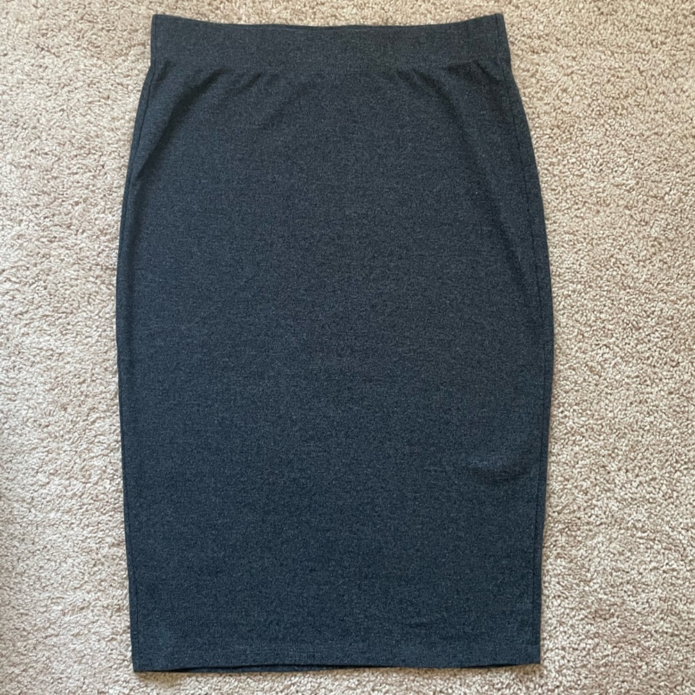 Grey Pencil Skirt - Size 10 AUS (Size 6 US)